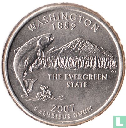 Verenigde Staten ¼ dollar 2007 (P) "Washington" - Afbeelding 1