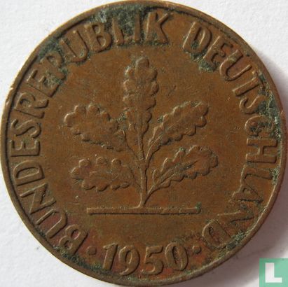 Germany 1 pfennig 1950 (F) - Image 1