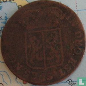 Gelderland 1 duit 1760 (cuivre) - Image 2
