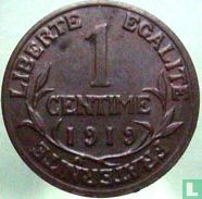 Frankrijk 1 centime 1919 - Afbeelding 1