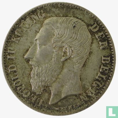 België 50 centimes 1886 (NLD) - Afbeelding 2