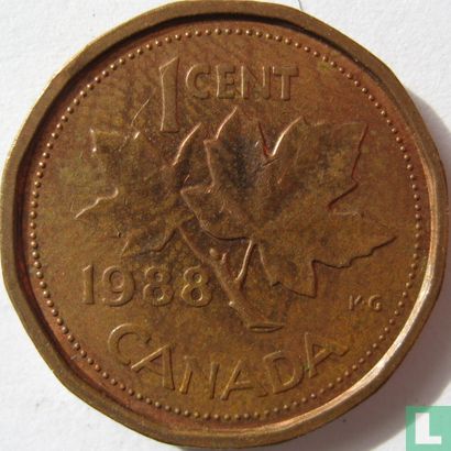 Canada 1 cent 1988 - Image 1