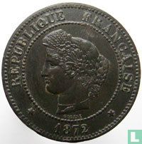 Frankrijk 5 centimes 1872 (A) - Afbeelding 1
