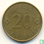 Letland 20 santimu 2007 - Afbeelding 2