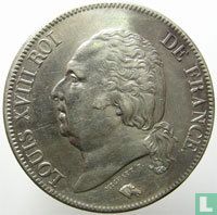France 5 francs 1824 (Q) - Image 2