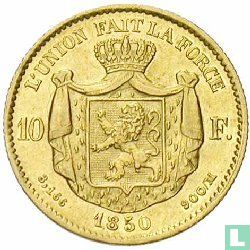 Belgique 10 francs 1850 - Image 1