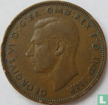 Verenigd Koninkrijk ½ penny 1944 - Afbeelding 2