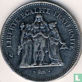 France 50 francs 1976 - Image 2