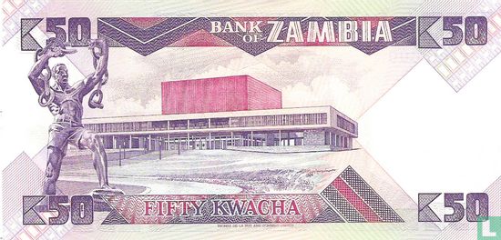 Zambia 50 Kwacha  - Afbeelding 2