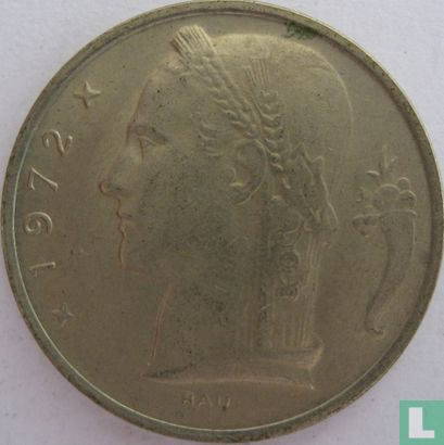 Belgium 5 francs 1972 (FRA) - Image 1