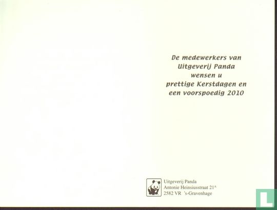 Kerstkaart 2009 - 2010 - Uitgeverij Panda - Bild 2