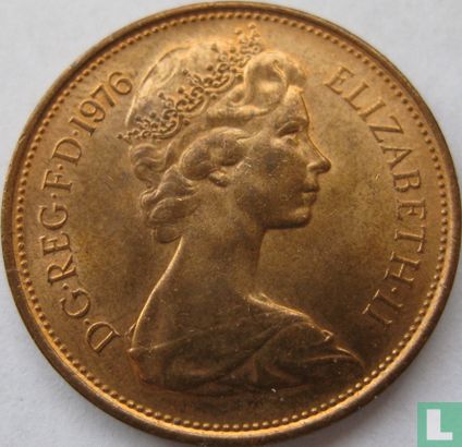 Verenigd Koninkrijk 2 new pence 1976 - Afbeelding 1