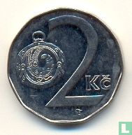 Tschechische Republik 2 Koruny 1994 (b) - Bild 2