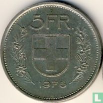 Zwitserland 5 francs 1976 - Afbeelding 1
