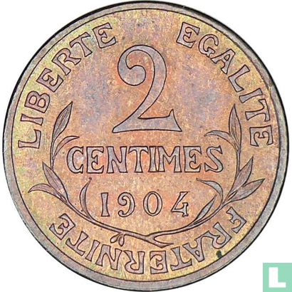 Frankrijk 2 centimes 1904 - Afbeelding 1