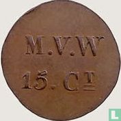 15 cent 1841-1859 Rijksgesticht Veenhuizen V1 - Image 1