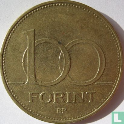 Hongarije 100 forint 1996 (koper-nikkel-zink) - Afbeelding 2