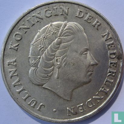 Niederländische Antillen 1 Gulden 1964 (Fisch ohne Stern) - Bild 2