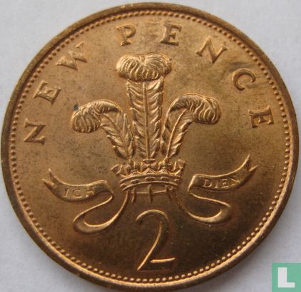 Verenigd Koninkrijk 2 new pence 1976 - Afbeelding 2