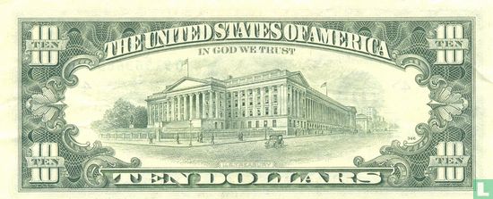 United States 10 dollars 1988 D - Image 2