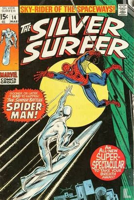 The Surfer battles Spider-Man - Image 1