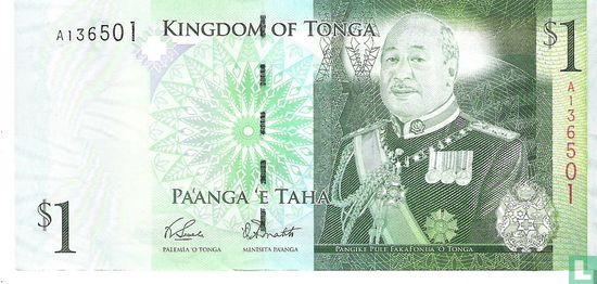 Tonga 1 Pa'anga ND ( 2009 ) - Afbeelding 1