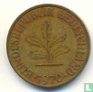 Duitsland 10 pfennig 1970 (G) - Afbeelding 1