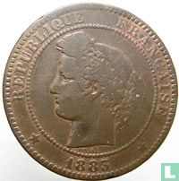 Frankrijk 10 centimes 1883 - Afbeelding 1