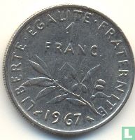 France 1 franc 1967 - Image 1