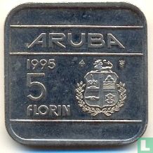 Aruba 5 florin 1995 - Afbeelding 1