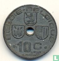 Belgium 10 centimes 1942 (NLD-FRA) - Image 2