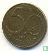 50 Groschen Österreich 1973 - Bild 1