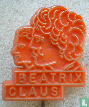 Beatrix Claus [goud op oranje]