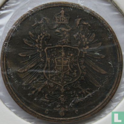 Duitse Rijk 2 pfennig 1876 (C) - Afbeelding 2