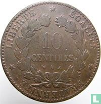France 10 centimes 1883 - Image 2