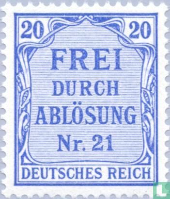 Zähldienstmarken für Preußen