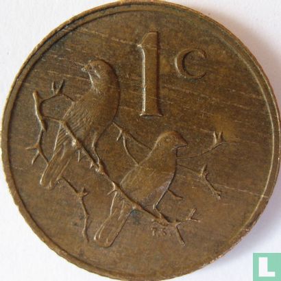 Zuid-Afrika 1 cent 1980 - Afbeelding 2