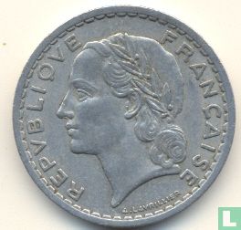 France 5 francs 1948 (without B, 9 opened) - Image 2