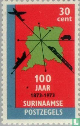 100 jaar Surinaamse postzegels