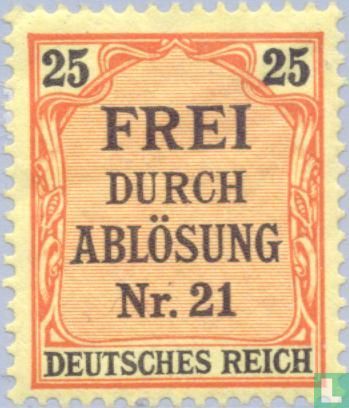 Zähldienstmarken für Preußen