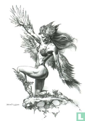 Bird Woman Sketch - Bild 1