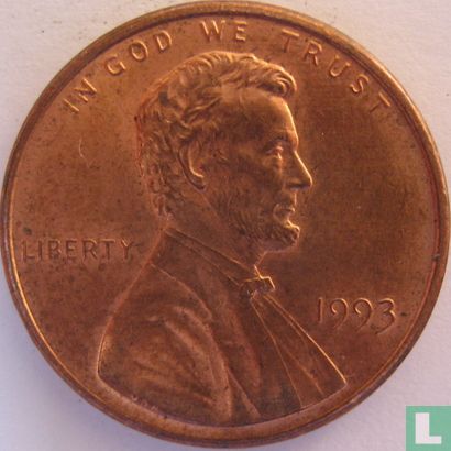Vereinigte Staaten 1 Cent 1993 (ohne Buchstabe) - Bild 1