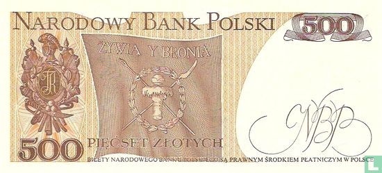 Pologne 500 Zlotych 1979 - Image 2