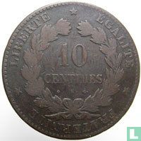 France 10 centimes 1878 (K) - Image 2