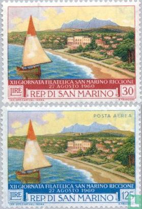 Internationalen Briefmarkenausstellung Ausstellung Riccione  