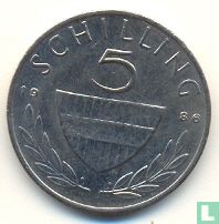 Oostenrijk 5 schilling 1986 - Afbeelding 1