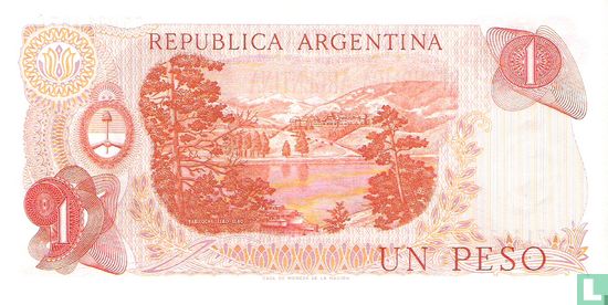 Argentinien 1 Peso - Bild 2