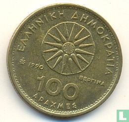 Grèce 100 drachmes 1990 - Image 1