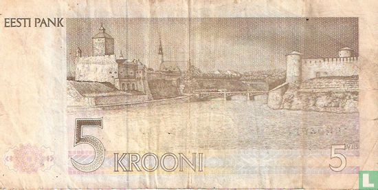 Estonie 5 Krooni - Image 2