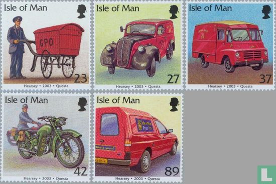 2003, les véhicules postaux (MAN 227)